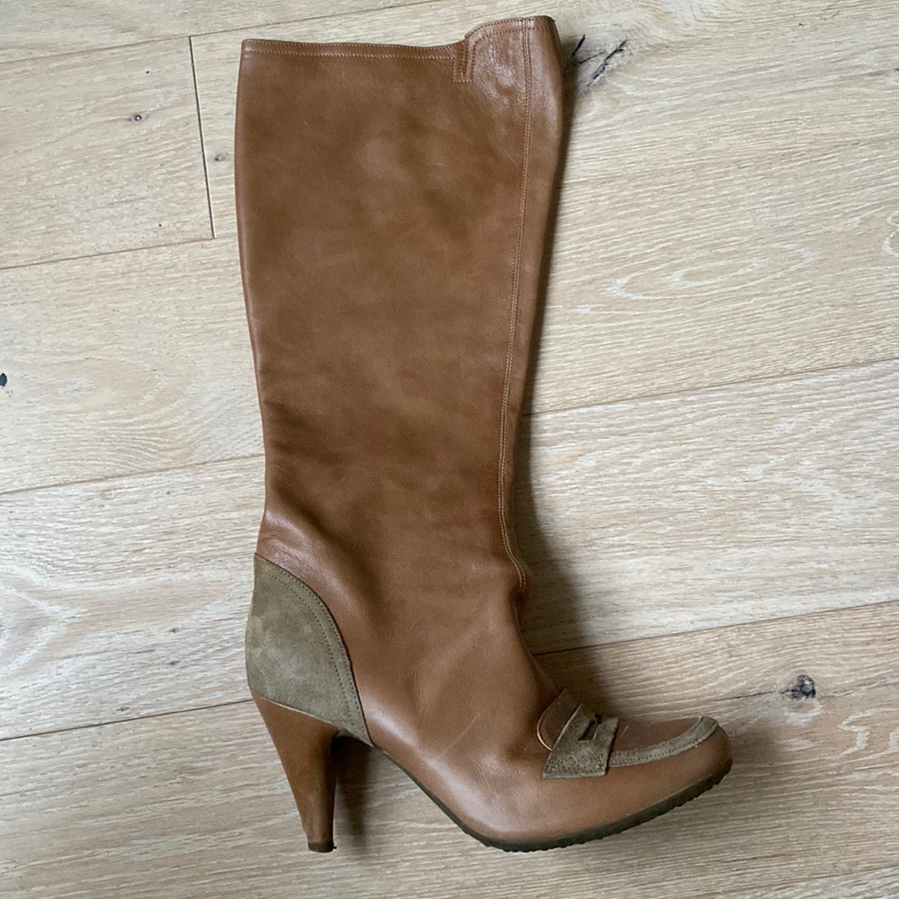 Fornarina  Women’s Knee High Leather Boots - size Euro 37 (US 6-6.5)